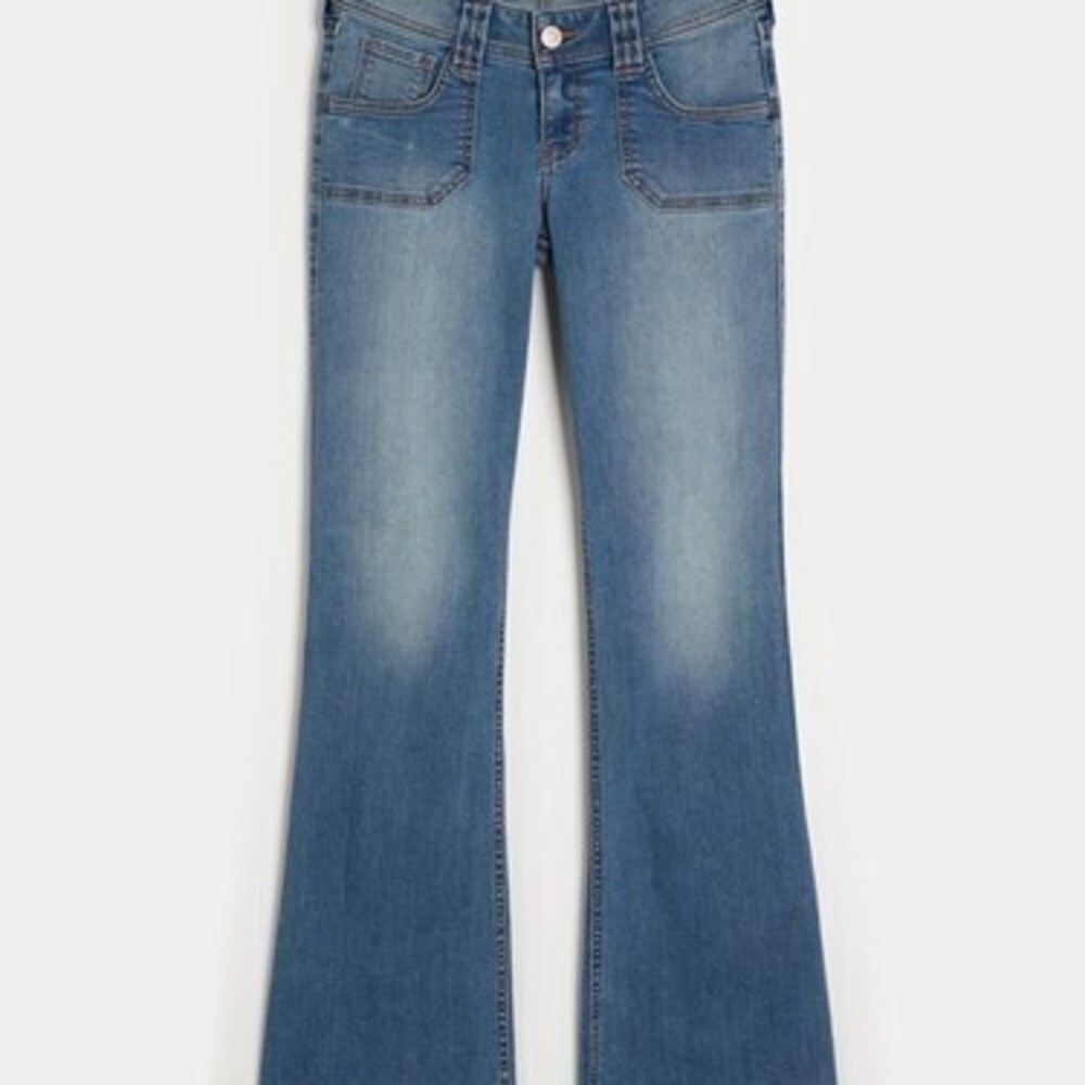 Medium Wash Embroidered Boot Jeans